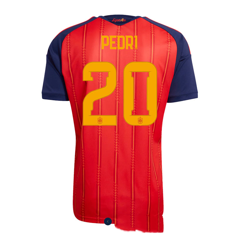 2026 World Cup football jersey - Spain home - Pedri jersey World Cup